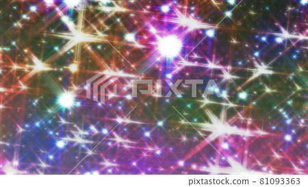 閃閃發光的星星粒子 華麗的閃光圖形背景 閃閃發光的星星粒子 華麗的閃光圖形背景 81093363
