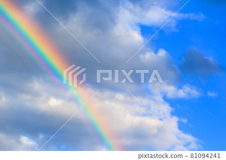 beautiful rainbow after the rain beautiful rainbow after the rain 81094241
