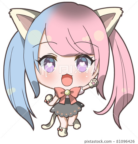 Girl with maid cat ears Girl with maid cat ears 81096426