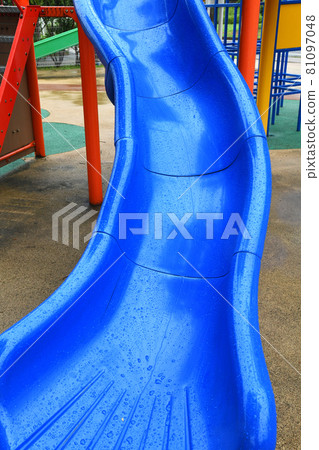 Slide on a rainy day 81097048