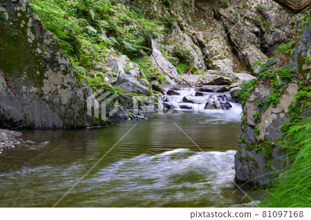 Clear stream river flow Clear stream river flow 81097168