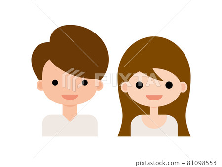 Illustration of a simple couple Illustration of a simple couple 81098553