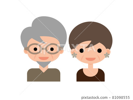 一對成熟夫婦的插圖 一對成熟夫婦的插圖 81098555