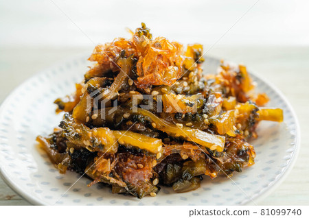 Heap of bitter gourd tsukudani 81099740