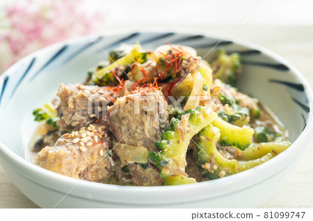 Mackerel can and bitter gourd miso 81099747