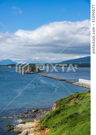 View of Daikoku Island from Cape Etomo Observatory 81099877