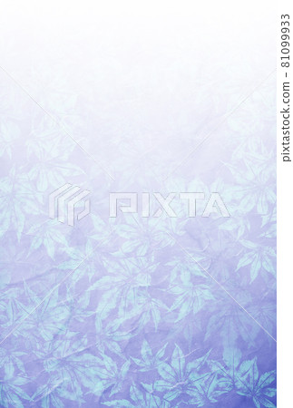 Maple and Unryu Japanese paper / Small astringent blue Gradation background material that darkens from top to bottom Vertical Other colors available Maple and Unryu Japanese paper / Small astringent blue Gradation background material that darkens from top to bottom Vertical Other colors available 81099933