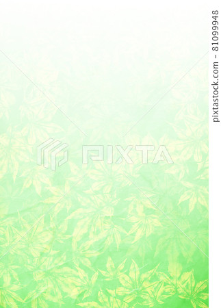 Maple and Unryu Washi / 小黃綠色漸變背景材料，從上到下變暗 垂直 其他顏色可選 81099948