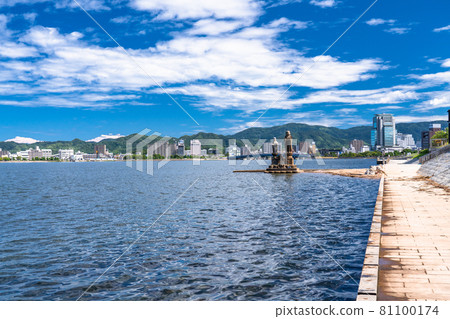 《島根縣》真道湖 / 地藏宗師和松江市中心 81100174