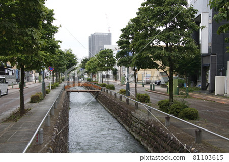 流經熊谷市（埼玉縣熊谷市）的星川 81103615
