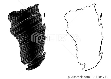 Inhambane Province (Provinces of Mozambique, Republic of Mozambique) map vector illustration, scribble sketch Inhambane map.... Inhambane Province (Provinces of Mozambique, Republic of Mozambique) map vector illustration, scribble sketch Inhambane map.... 81104719