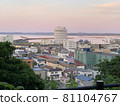 City at sunset 81104767