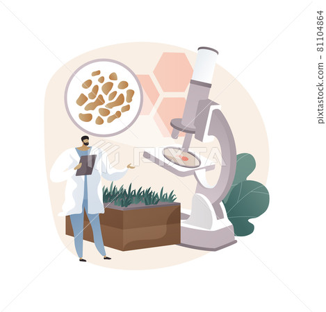 Soil analysis abstract concept vector illustration. Soil analysis abstract concept vector illustration. 81104864