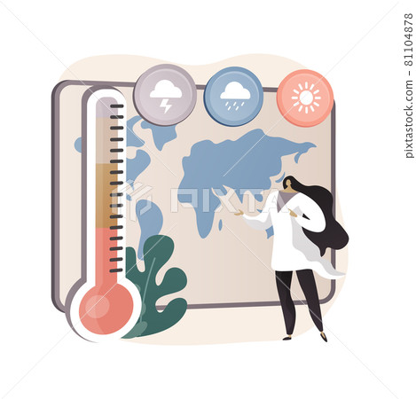 Meteorology abstract concept vector illustration. Meteorology abstract concept vector illustration. 81104878