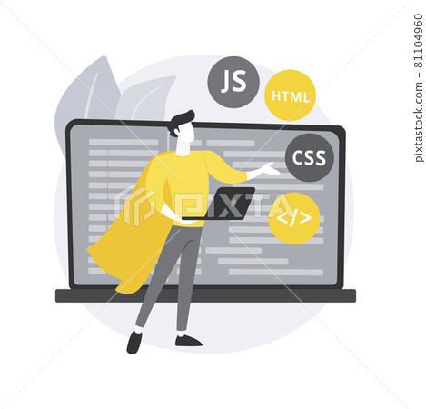 Advanced computer skills abstract concept vector illustration. Advanced computer skills abstract concept vector illustration. 81104960