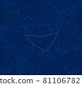 Autumn constellations: Capricorn and surrounding stars 81106782