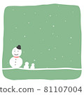 雪人背景圖 81107004