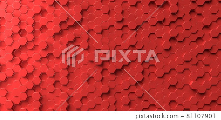 Abstract hexagon geometry background Abstract hexagon geometry background 81107901