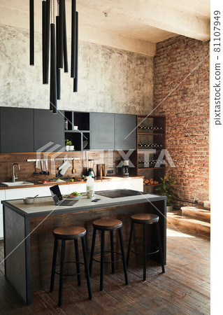 Loft Kitchen Interior Loft Kitchen Interior 81107949