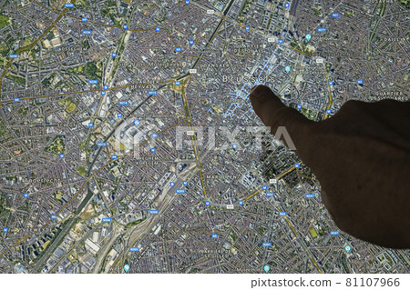 The city of Brussels in a satellite view The city of Brussels in a satellite view 81107966