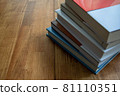 Stacked books, reading books 81110351