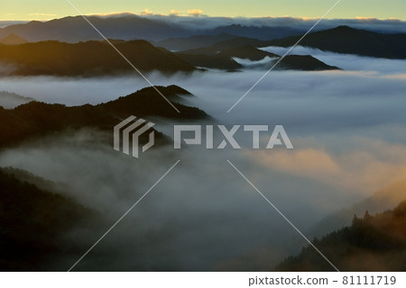 野坂川村的雲海 81111719