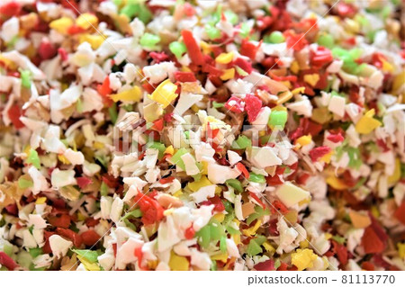 有色廢塑料碎片 回收微塑料 環境激素、內分泌干擾物、雙可持續發展目標 81113770