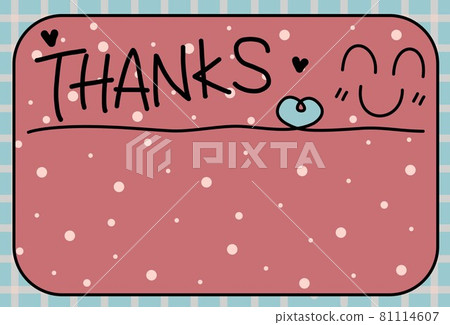 Thank you card 81114607