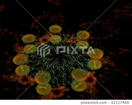 Imaginatory fractal background generated Image 81117469