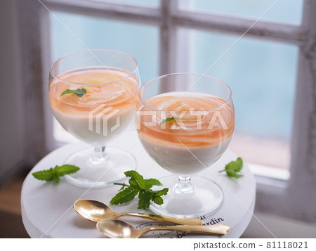 玫瑰圖案桃子果凍茶時間 81118021