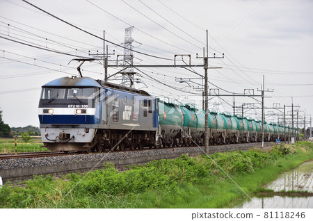 Tohoku Main Line Higashi-Washimiya-Kurihashi JR Freight EF210-166 (Suita) 81118246