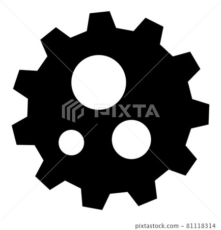 Illustration of gears that can be used for decoration 81118314