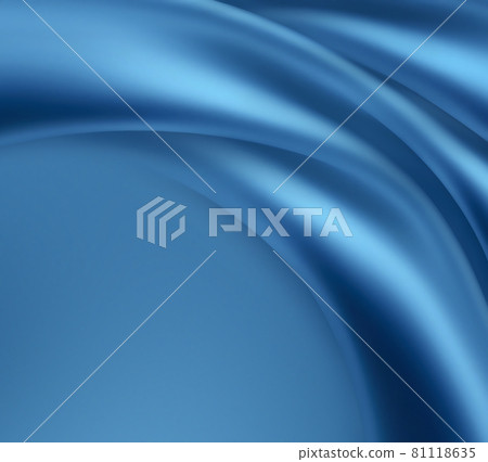 blue silk waves 81118635