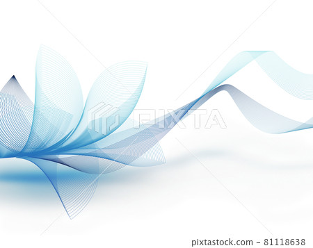 Abstract blue flower Abstract blue flower 81118638