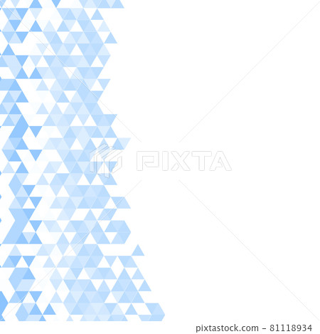 Polygonal blue mosaic background. Abstract low poly vector illustration. Triangular pattern, copy space. Template geometric business design with triangle for poster, banner, card, flyer Polygonal blue mosaic background. Abstract low poly vector illustration. Triangular pattern, copy space. Template geometric business design with triangle for poster, banner, card, flyer 81118934