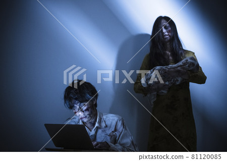 殭屍系列 殭屍擔心在家工作 81120085