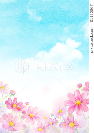 彩虹和宇宙場水彩插圖 彩虹和宇宙場水彩插圖 81120867