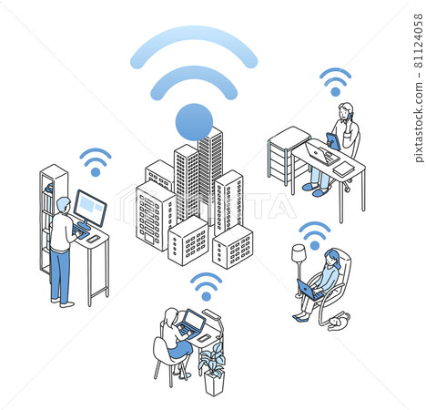 Telework image Telework image 81124058