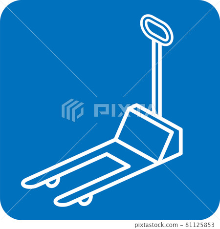 Pallet truck pictogram 81125853