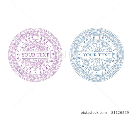 Seals with ornaments 81126269