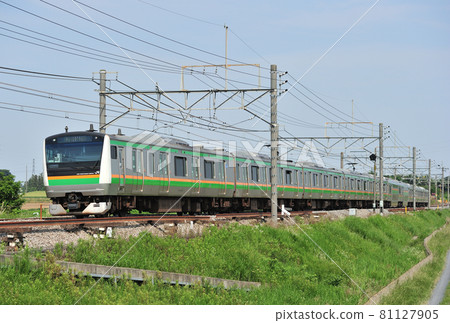高崎線岡部本莊JR東E233系列3000系列U633編隊（小山） 81127905