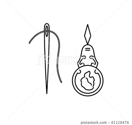 如何穿線的插圖 如何穿線的插圖 81128478