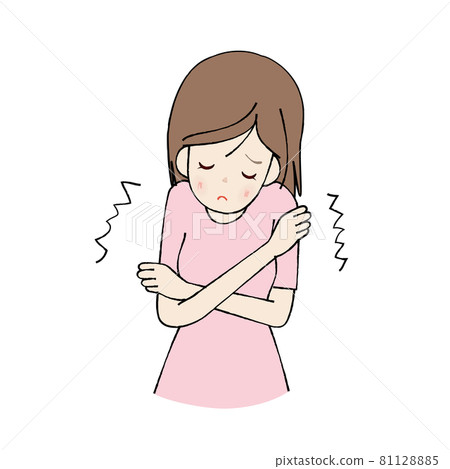 Female illness Cold Cold Chills 81128885