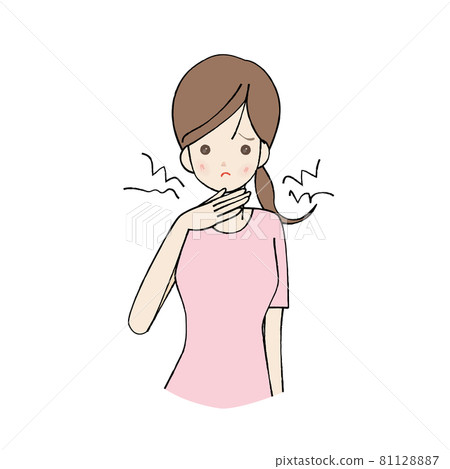 女性疾病 喉嚨痛 81128887