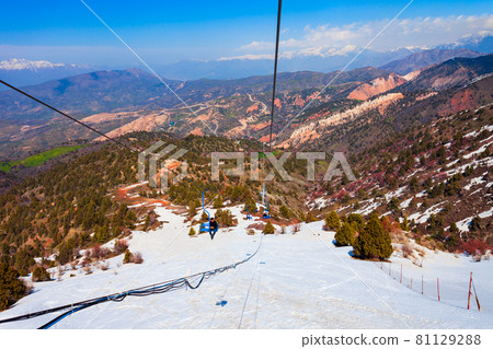 Cable Car to Beldersay Mountain, Uzbekistan 81129288