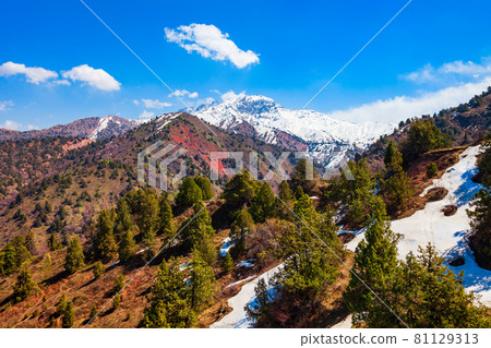 Beldersay mountain in Chimgan region, Uzbekistan Beldersay mountain in Chimgan region, Uzbekistan 81129313