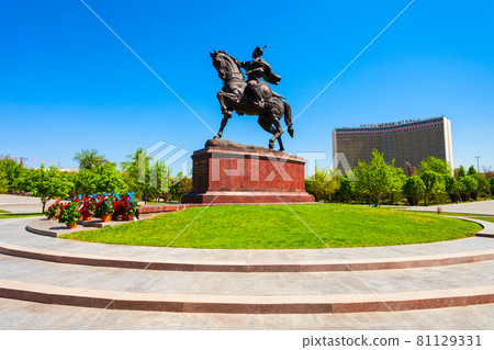 Amir Timur monument in Tashkent, Uzbekistan Amir Timur monument in Tashkent, Uzbekistan 81129331