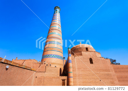 Islam Khodja Minaret at Itchan Kala, Khiva 81129772