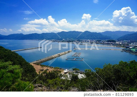 Scenery from the ruins of Hiketa Castle ② [Hiketa, Higashikagawa City, Kagawa Prefecture] 81129893
