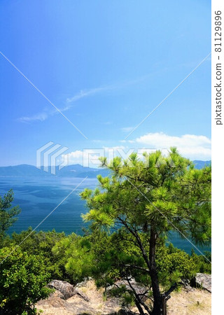 Scenery from Hiketa Castle Ruins ⑤ [Hiketa, Higashikagawa City, Kagawa Prefecture] 81129896